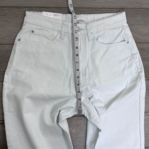 WeWoreWhat Size 27 Super Bleached Kick Flare Wide Leg High Rise Denim NEW Jeans - Picture 8 of 17